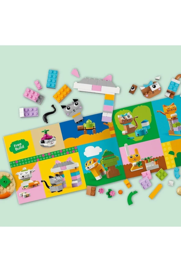 ® Classic Yaratıcı Evcil Hayvanlar 11034  - 5 Yaş ve Üzeri İçin Yapım Seti (450 Parça) - 5