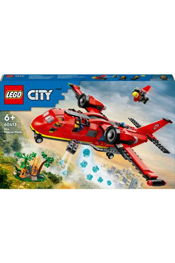 ® City İtfaiye Kurtarma Uçağı 60413  - 6 Yaş ve Üzeri İçin Yapım Seti (478 Parça) - 3
