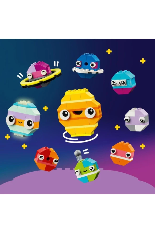 ® Classic Yaratıcı Uzay Gezegenleri 11037  - 5 Yaş ve Üzeri İçin Yapım Seti (450 Parça) - 5