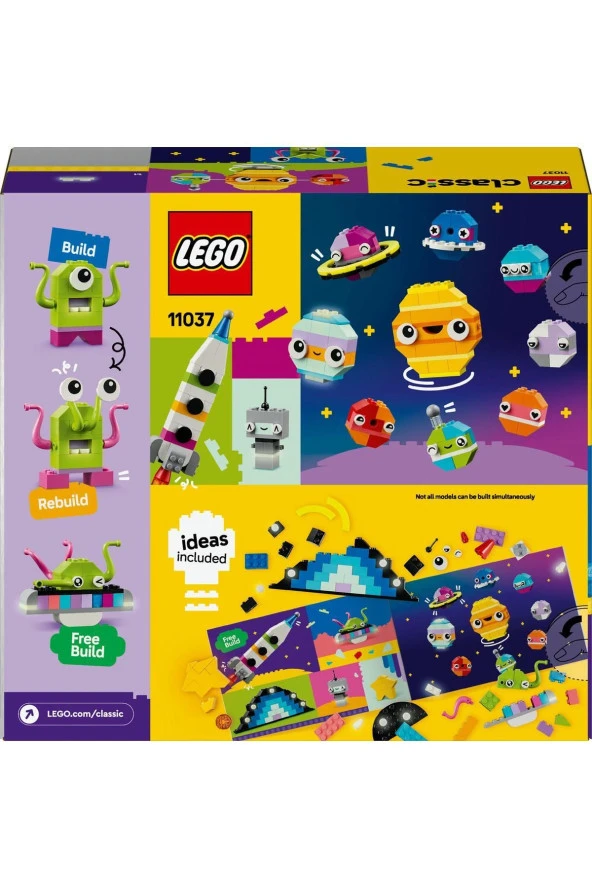 ® Classic Yaratıcı Uzay Gezegenleri 11037  - 5 Yaş ve Üzeri İçin Yapım Seti (450 Parça) - 7