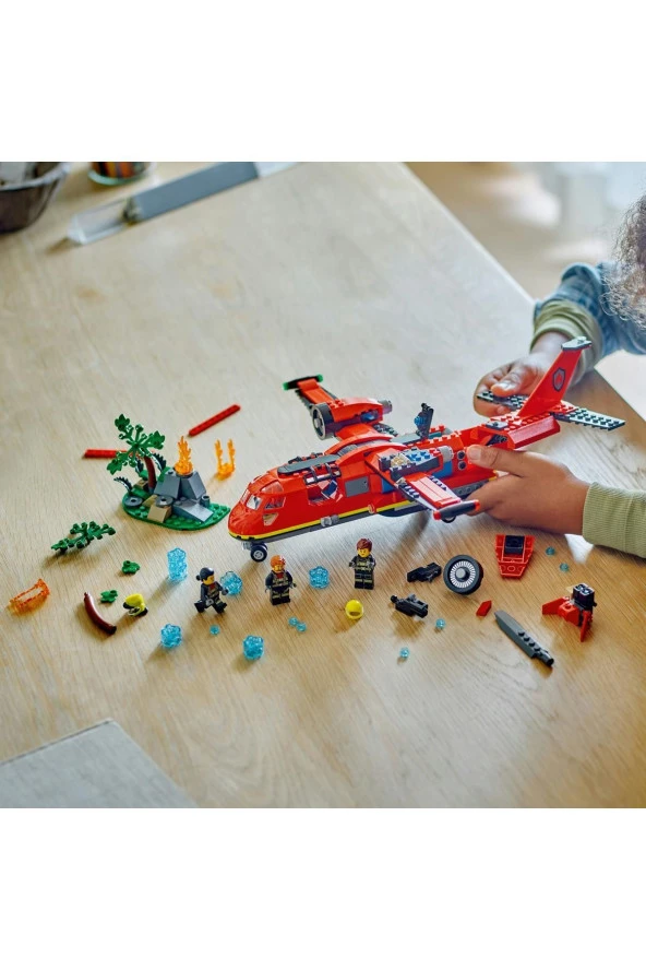 ® City İtfaiye Kurtarma Uçağı 60413  - 6 Yaş ve Üzeri İçin Yapım Seti (478 Parça) - 10