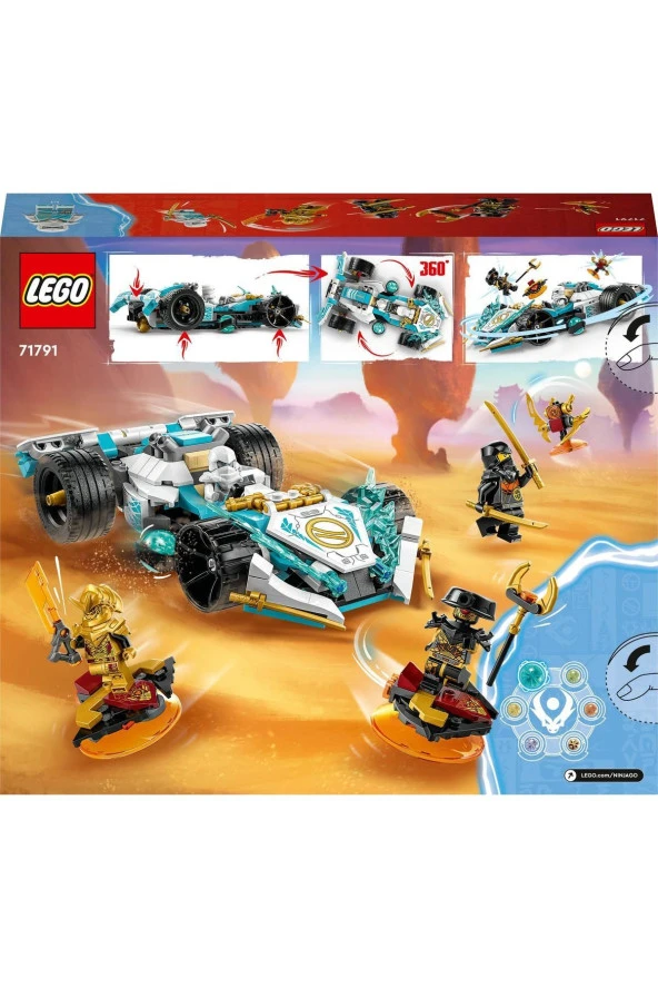 Ninjago Zane'in Ejderha Gücü Spinjitzu Yarış Arabası 71791 - 3