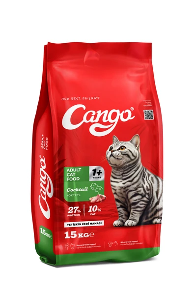 Cango Yetişkin Kedi Maması Kokteyl 15KG - 3
