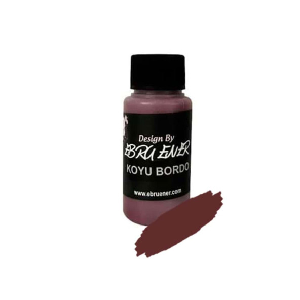 Ebru Ener Chalkee Boya (Koyu Bordo 70 gr.)