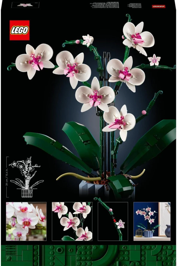 ® ICONS Orkide 10311 - Yetişkinler İçin Koleksiyonluk Dekoratif Yapım Seti (608 Parça) - 4