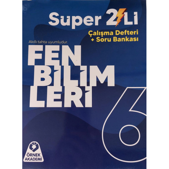 ÖRNEK AKADEMİ 6.SINIF SÜPER İKİLİ FEN BİLİMLERİ SETİ