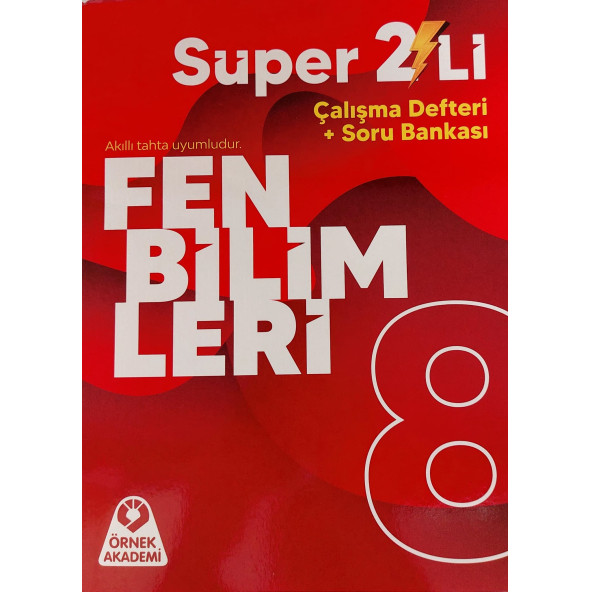 ÖRNEK AKADEMİ 8.SINIF SÜPER İKİLİ FEN BİLİMLERİ SETİ