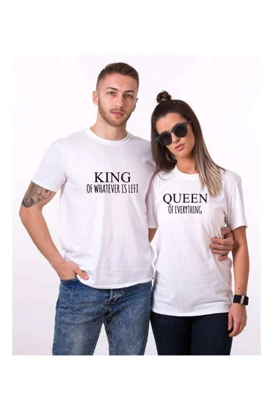 Tshirthane King Of Whatever Is Left Sevgili Kombinleri Tshirt Kombini ürün görseli 1