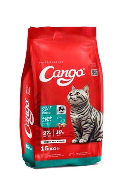 Cango Yetişkin Kedi Maması Kuzu Etli ve Pirinçli 15KG - 3