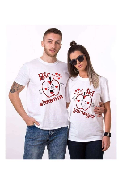 Tshirthane Bir Elmanın İki Yarı Sevgili Kombinleri Tshirt Kombini