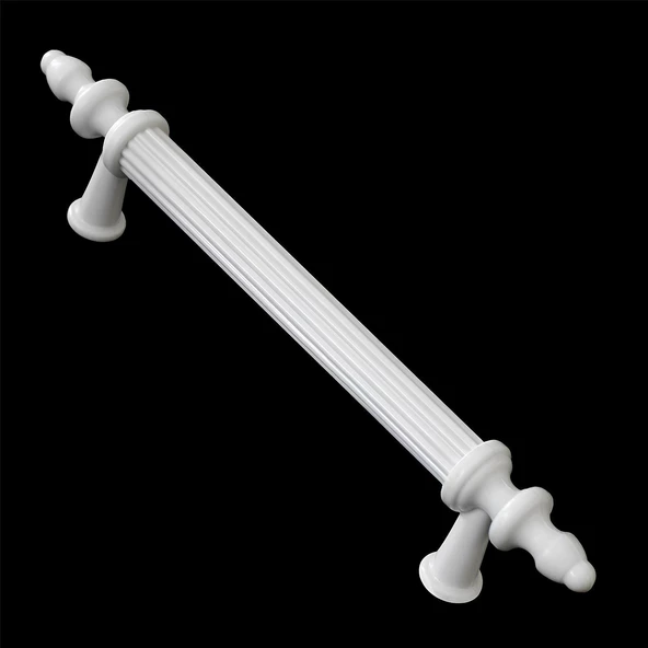 Polavit 128 Mm (SERT PLASTİK) Kulp Beyaz Çekmece Mobilya Mutfak Dolap Kulbu Kulpu Kulpları 5 Adet - 7