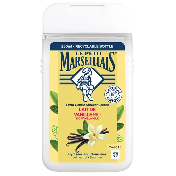 Le Petit Marseillais Vanilya Sütü Duş Jeli 250 ml