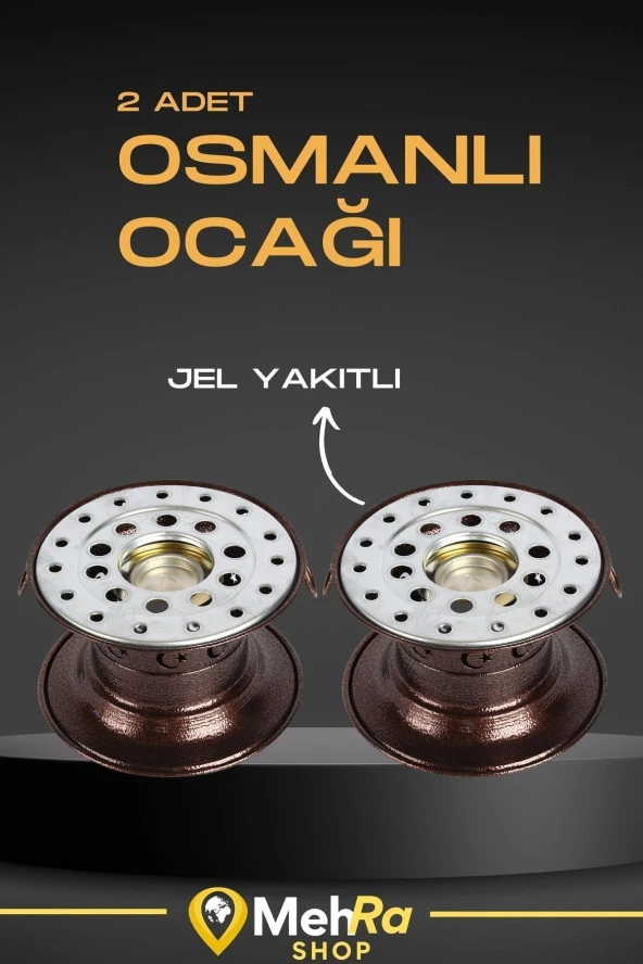 Jel Yakıtlı Isıtıcı Ocak - Osmanlı Ocağı 2 Adet