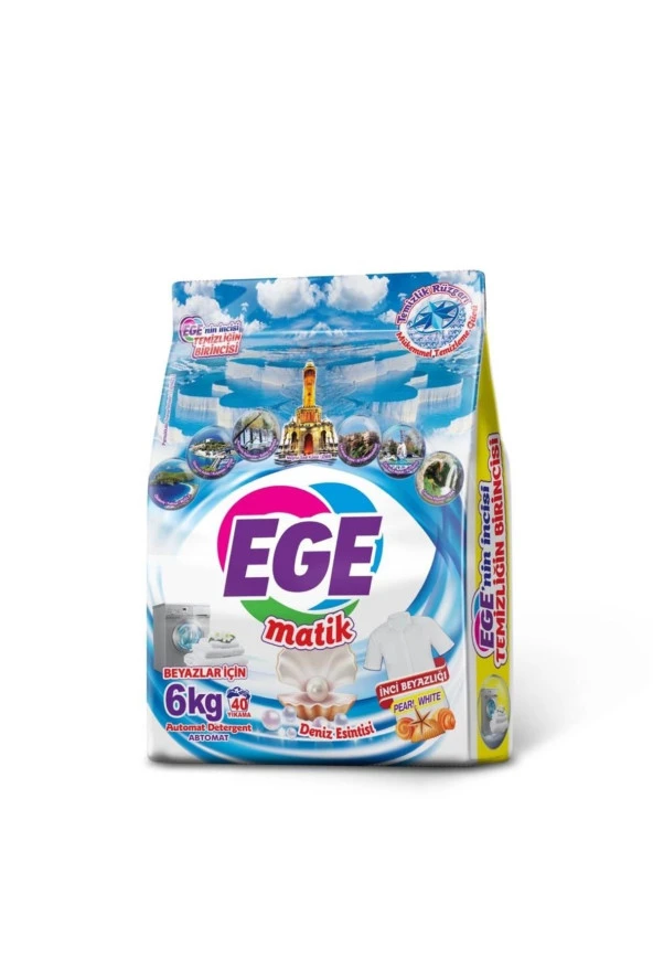 Ege Matik 6 Kg Beyazlar İçin