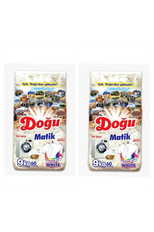 DOĞU MATİK 9KG + 9KG BEYAZLAR