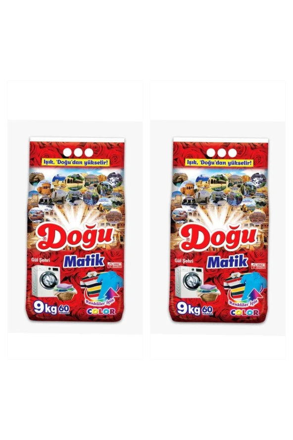 DOĞU MATİK 9KG + 9KG RENKLİLER