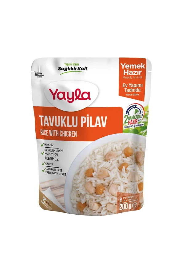 Yemek Hazır Tavuklu Pilav 200 Gr