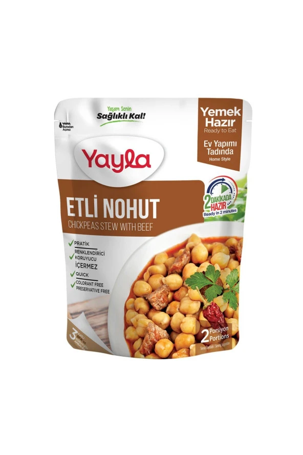 Yemek Hazır Etli Nohut 250 gr