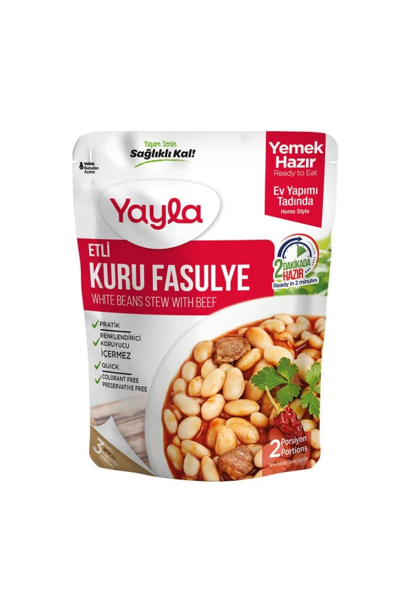 Hazır Yemek Etli Kuru Fasulye 250 Gr