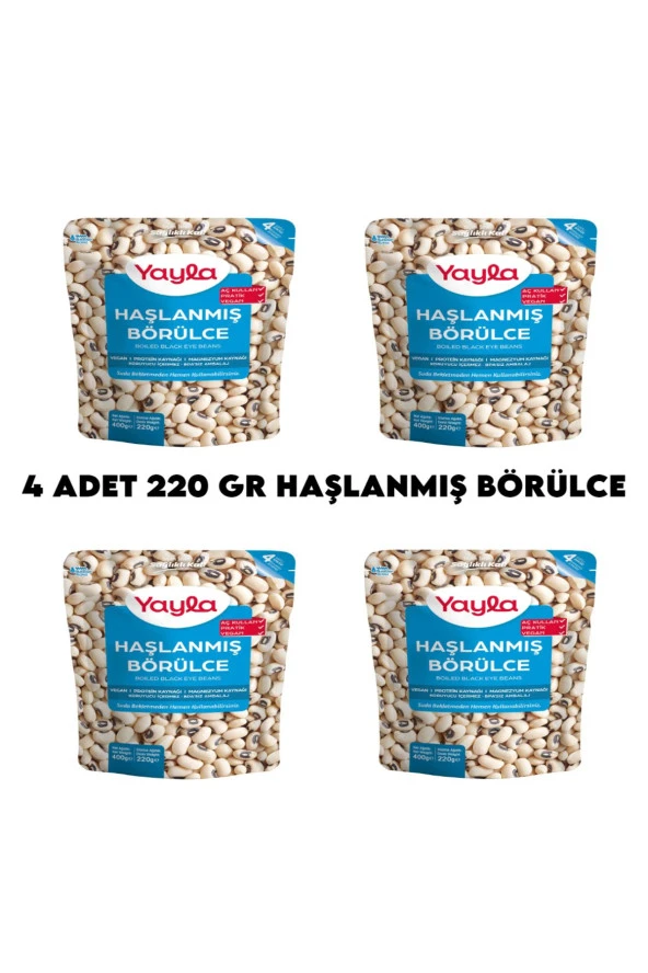 4 Adet Haşlanmış Börülce Hazır Yemek