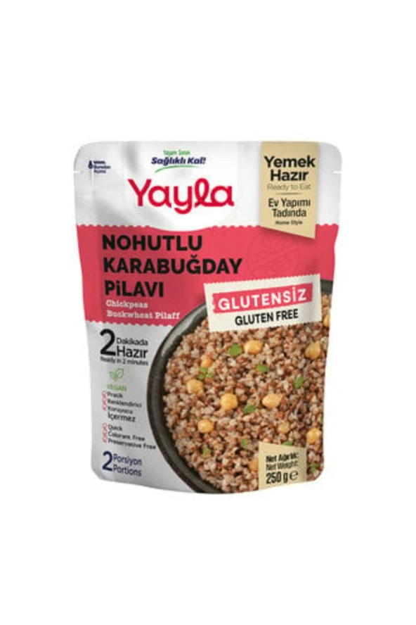 Glutensiz Nohutlu Karabuğday Pilavı 250 Gr ( 2 ADET )