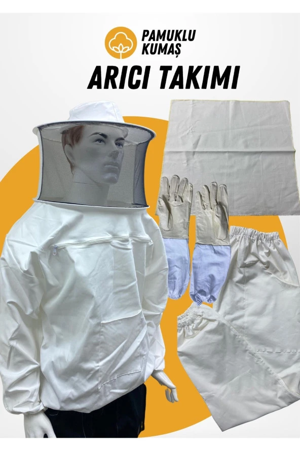 Arıcı Takımı, Arıcı Maskesi, Arıcı Eldiveni, Arıcı Pantolonu