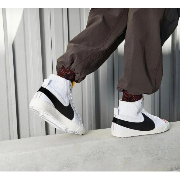 Nike Blazer Mid '77 Jumbo Beyaz Renk Erkek Sneaker Ayakkabısı - 3
