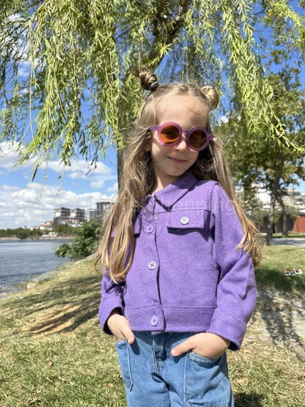 Barbie Basklı Çocuk Ceket (Gw1qUUCQozPpN) - 10