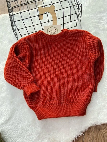 Unisex Bebek Çocuk Bisiklet Yaka Esnek Triko Kazak - Gogo Bici Triko Kazak (wntOyCSKfCLUc) - 6