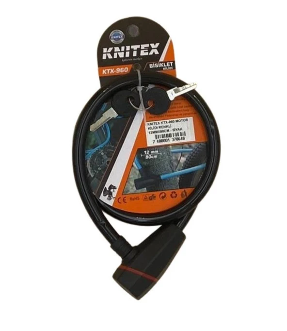 Knitex Renkli Bisiklet Motor Kiliti 12mmx80cm ktx-960