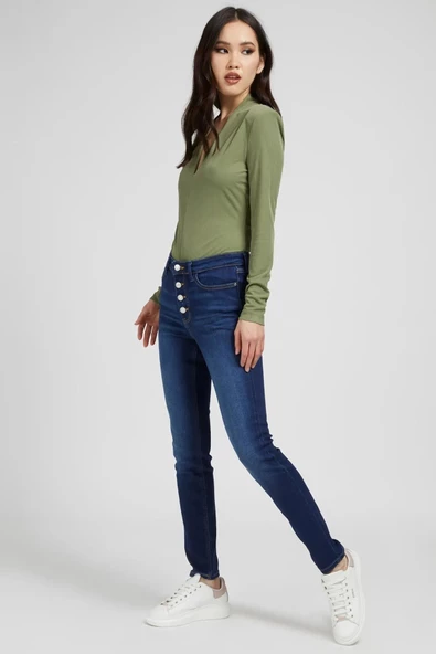 Guess Kadın Denim Pantolon W1YA28D4664