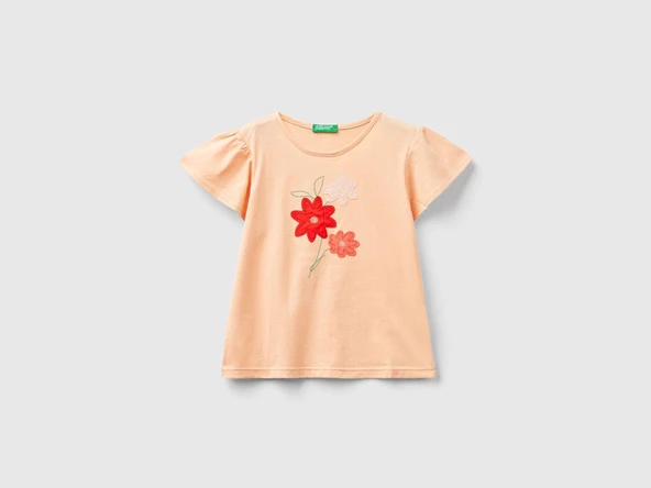 United Colors Of Benetton Kız Bebek Tshirt 3096G10DY