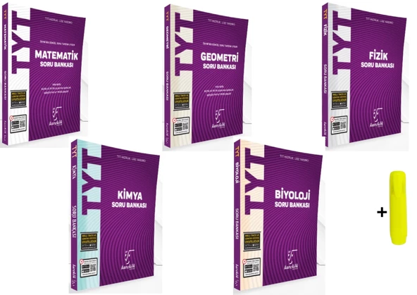 Karekök Tyt Matematik Fen Soru Bankası Seti 5 Kitap Yeni