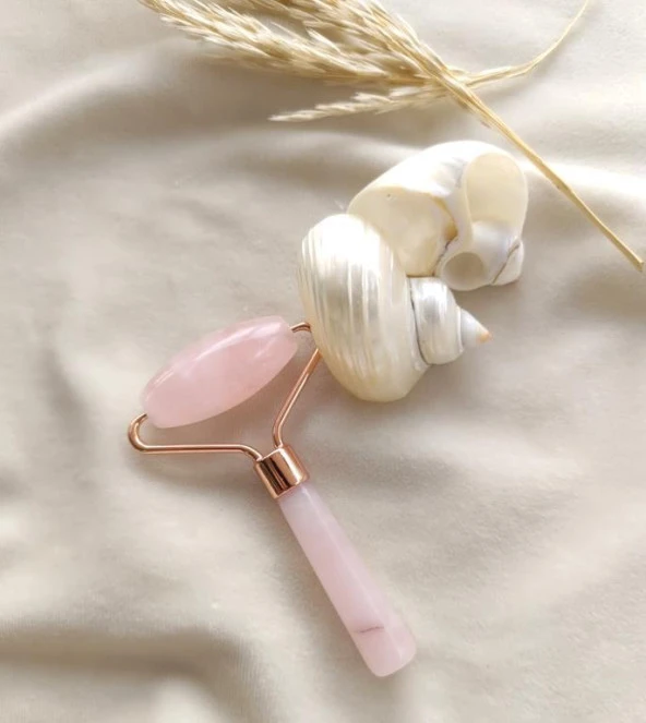 Roller Doğal Taş Masaj Aleti Pembe Kuvars Taşı Yüz Roller Yüz Taşı Masaj Taşı Jade Roller - 4