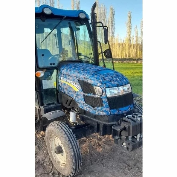 New Holland TD 75 D Traktör Kaporta Kılıfı Branda ve Koltuk Kılıfı Seti - 3
