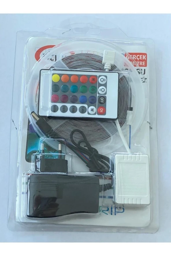 Led Işık Rgb Aydınlatma Animasyonlu 5 Metre Şerit Tak Çalıştır Kumandalı Trafolu Iç Ve Dış Mekan - 3