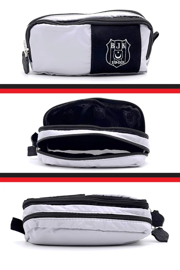 Beşiktaş Orijinal Kalemlik Set 2 Bölmeli Kalem Kutusu Ahşap Kutulu 2li Kırtasiye Hediye Set - 4