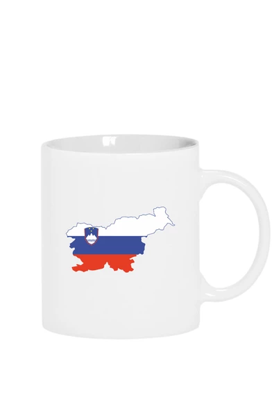 Euro 24 Slovenia Beyaz Kupa Bardak