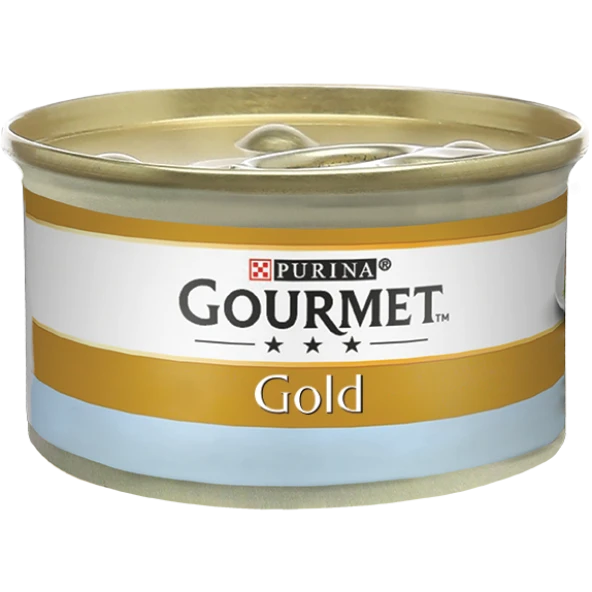 Gourmet Gold Çifte Lezzet Okyanus Balıklı ve Ispanaklı 85gr ürün görseli 1