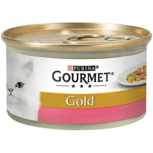 Gourmet Gold Parça Etli ve Soslu Alabalık ve Sebzeli 85gr