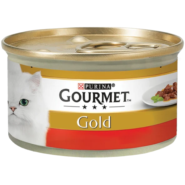 Gourmet Gold Parça Etli ve Soslu Sığır Etli 85gr ürün görseli 1