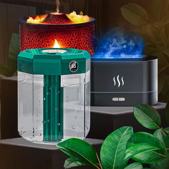 Ayt Powermaster 4W Şarjlı Hava Nemlendirici Üçlü Püslürtme Oda Nemlendirme Cihazı 1850 Ml Hazneli - 3