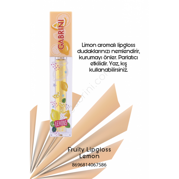 Fruity Lipgloss Lemon