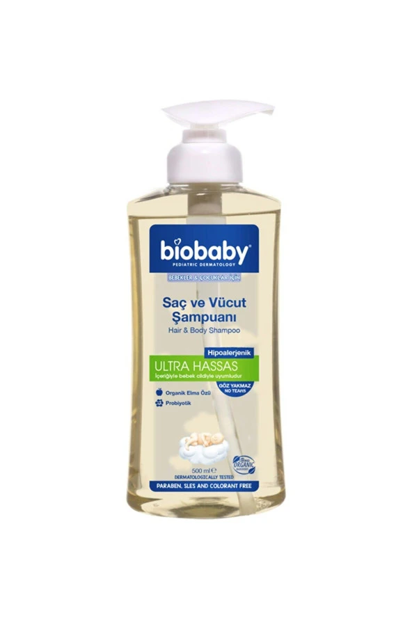 Biobaby Bebek Şampuanı (Saç ve Vücut) 500ml