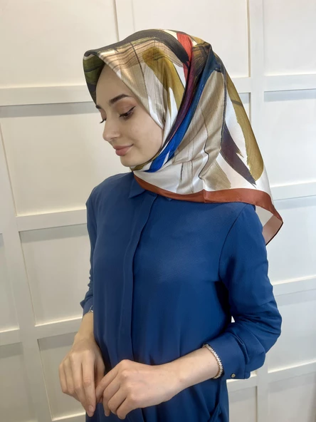 Quare Fırça Desen Kristal Eşarp 01066  TARÇIN - 3