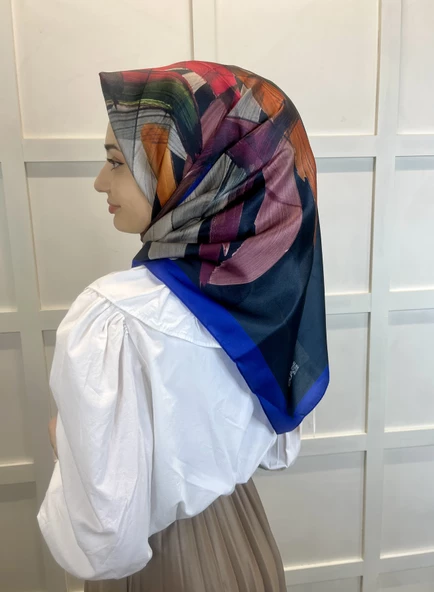 Quare Fırça Desen Kristal Eşarp 01066  SAKS - 2