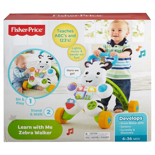 DLD80 Fisher-Price® Melodili Zebra Yürüteç