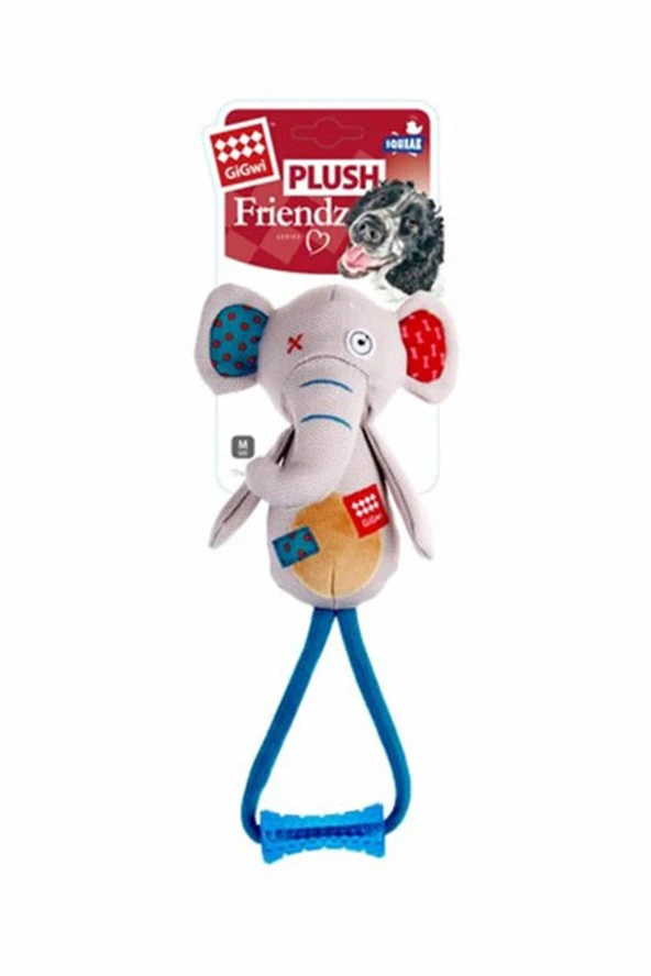Gigwi Plush Friendz Öten Fil Köpek Oyuncağı - 4