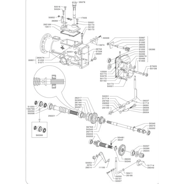 Grillo G85D / GF3 /GF2 Priz Direk Dişlisi ürün görseli