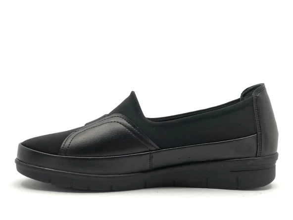 Berfilla Dr.Tavsiyeli İçi %100 Deri Anne Kadın Babet Ayakkabı - Resim 8